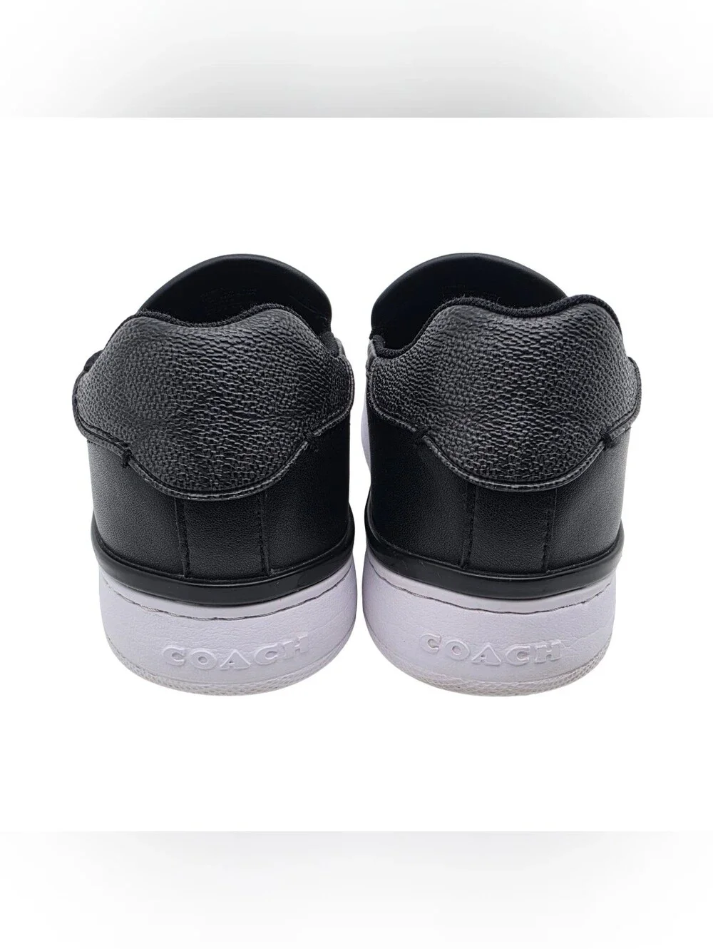 Coach Walker Leather Slip On Sneakers Size 7.5 (C0571)